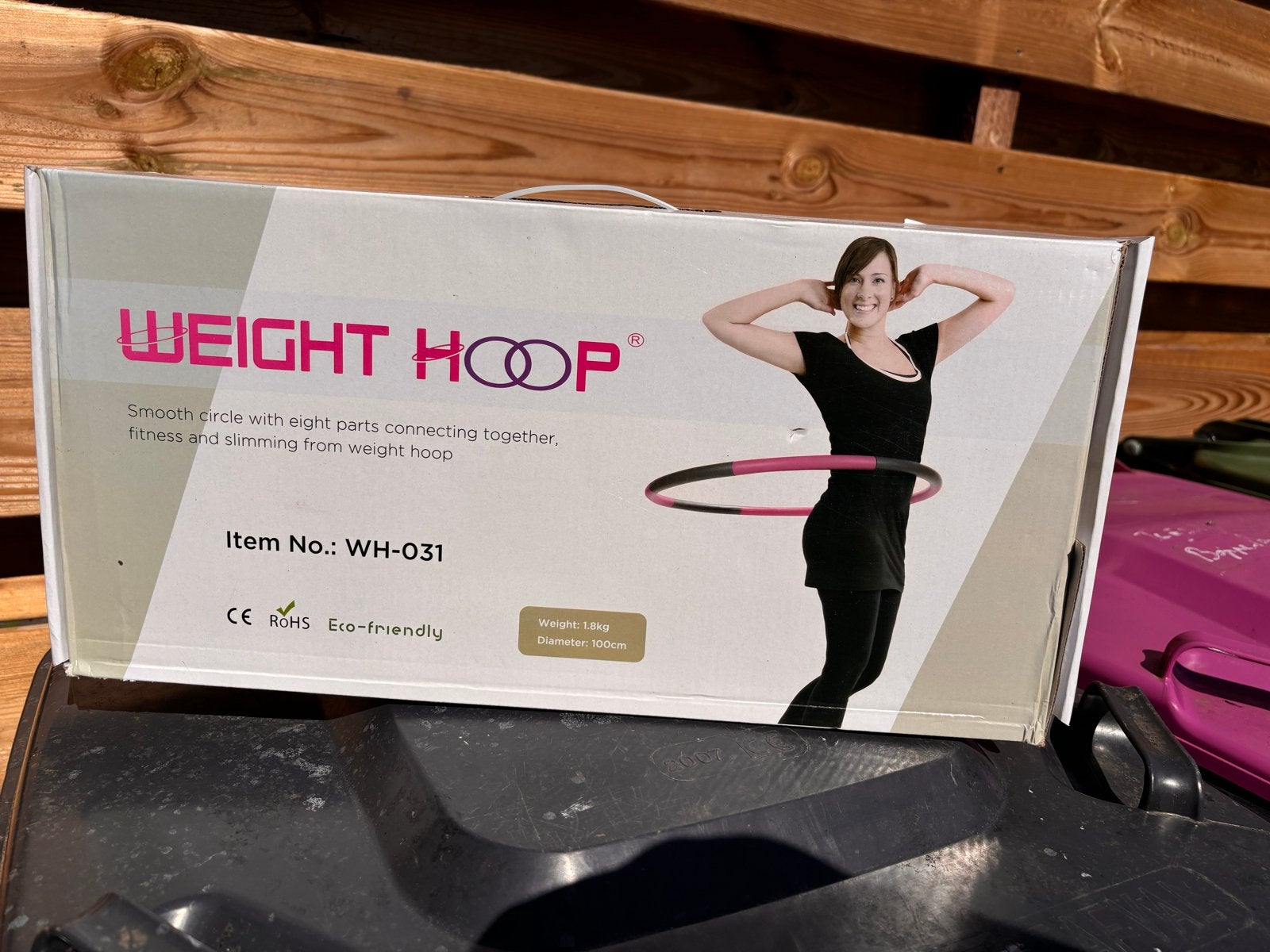 Weight Hoop - Hoelahoep met gewicht (1.8kg), Ophalen, Zo goed als nieuw, Buik, Overige typen