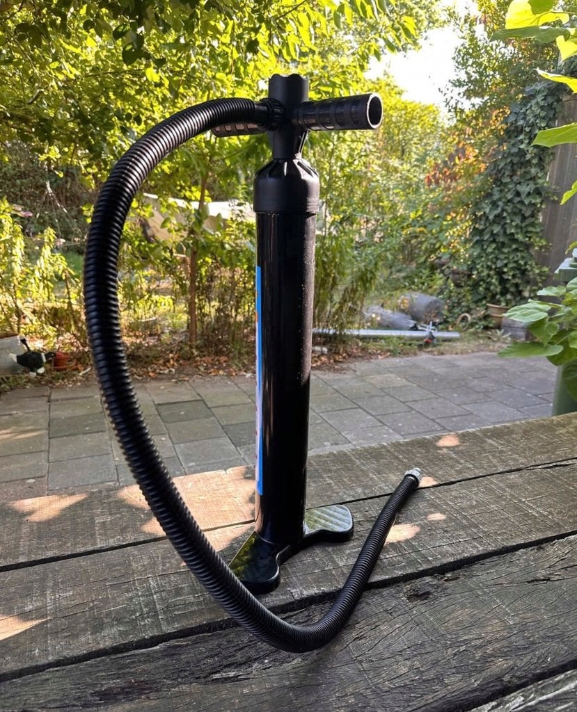Nieuwe SUP pomp met drukmeter
