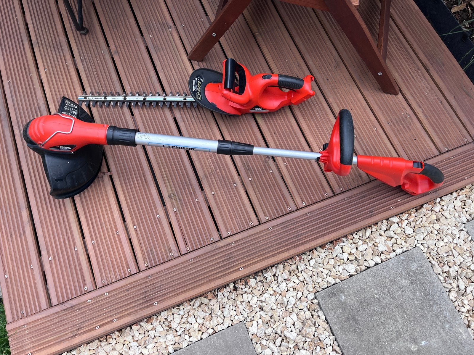 Black & Decker grastrimmer en heggenschaar set, Ophalen of Verzenden, Gebruikt, Elektrisch