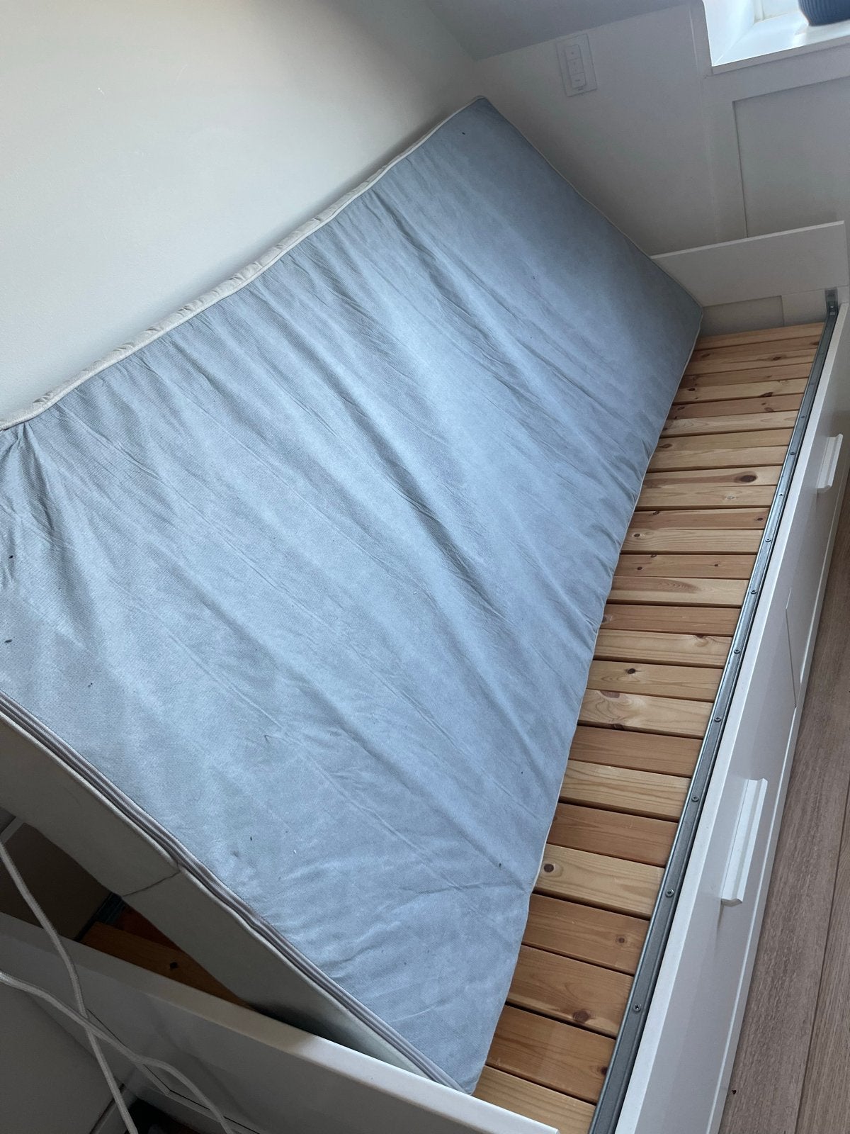 Set van 2 IKEA matrassen 80x200 - Goede staat, Ophalen, Gebruikt, Eenpersoons, 80 cm