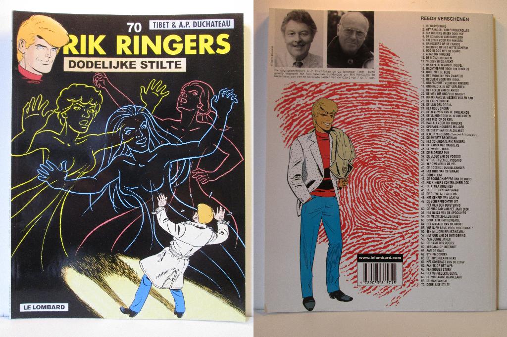 Rik Ringers 70 - Dodelijke stilte (SC), Eén stripboek, Ophalen of Verzenden, Nieuw, Tibet & A.P. Duchateau