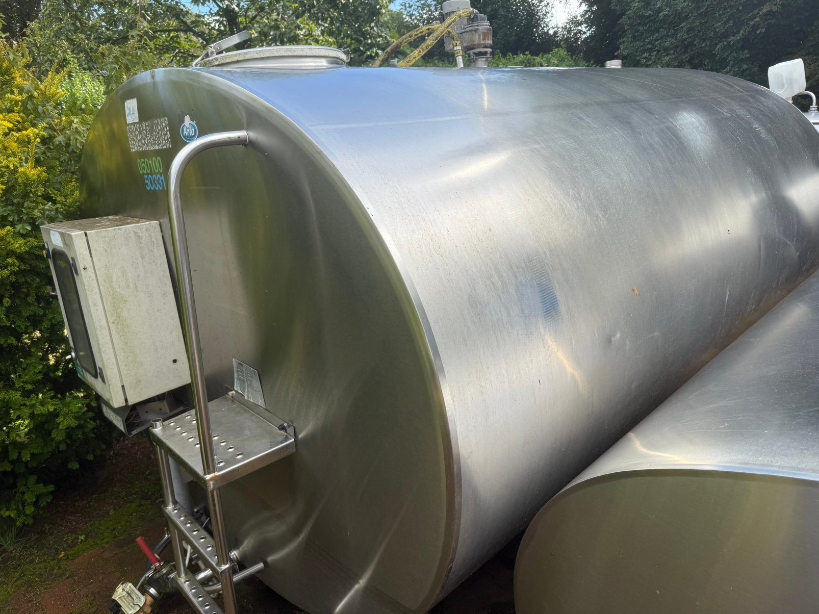 Melktank Opslagtank 6000 ltr, Doe-het-zelf en Verbouw, Ophalen, Gebruikt, Overige typen, Rvs