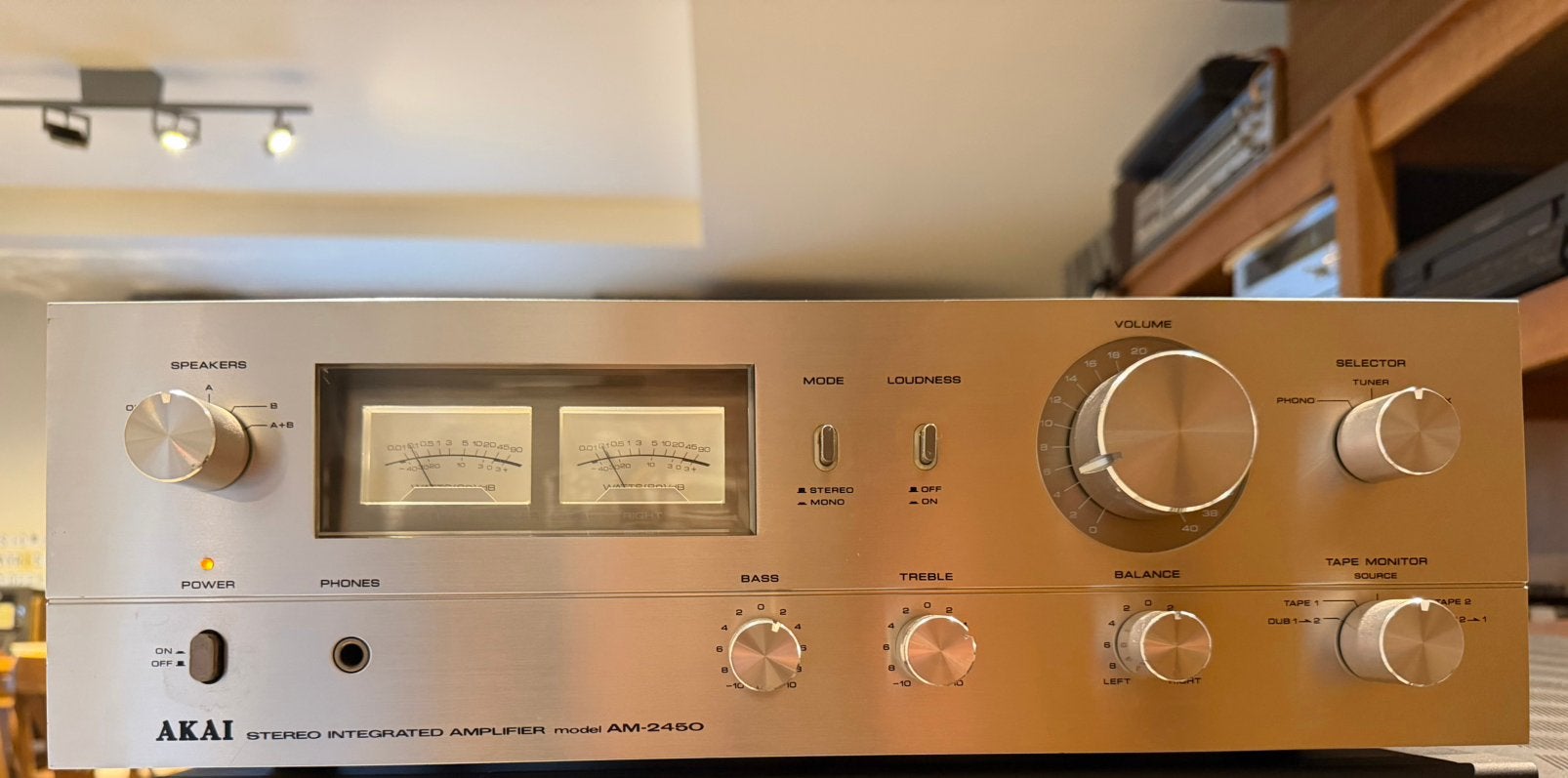Vintage Akai AM-2450 versterker met SR-1300 speakers, Ophalen, Zo goed als nieuw, Speakers, Akai