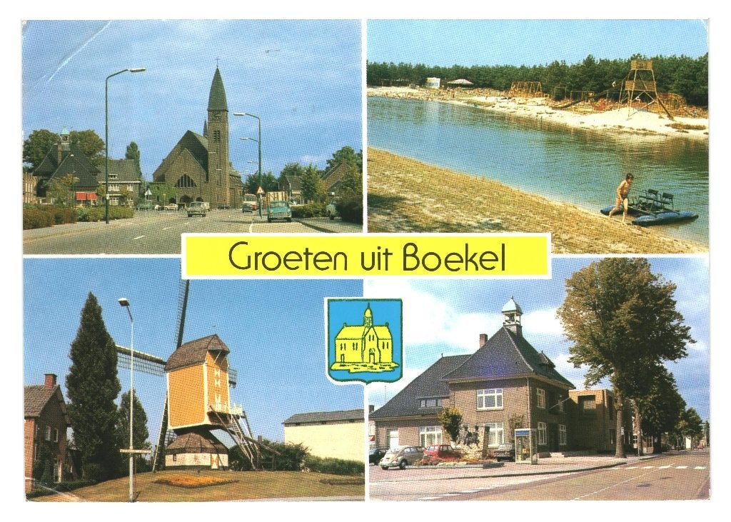 38290 Boekel N Br 580 Boekel Gelopen met postzegel, Ophalen of Verzenden, 1960 tot 1980, Gelopen, Noord-Brabant