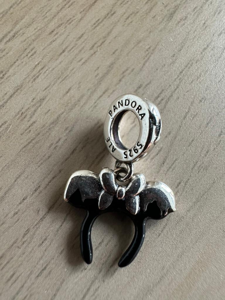 Pandora disney bedel, Ophalen of Verzenden, Zo goed als nieuw, Zilver, Pandora