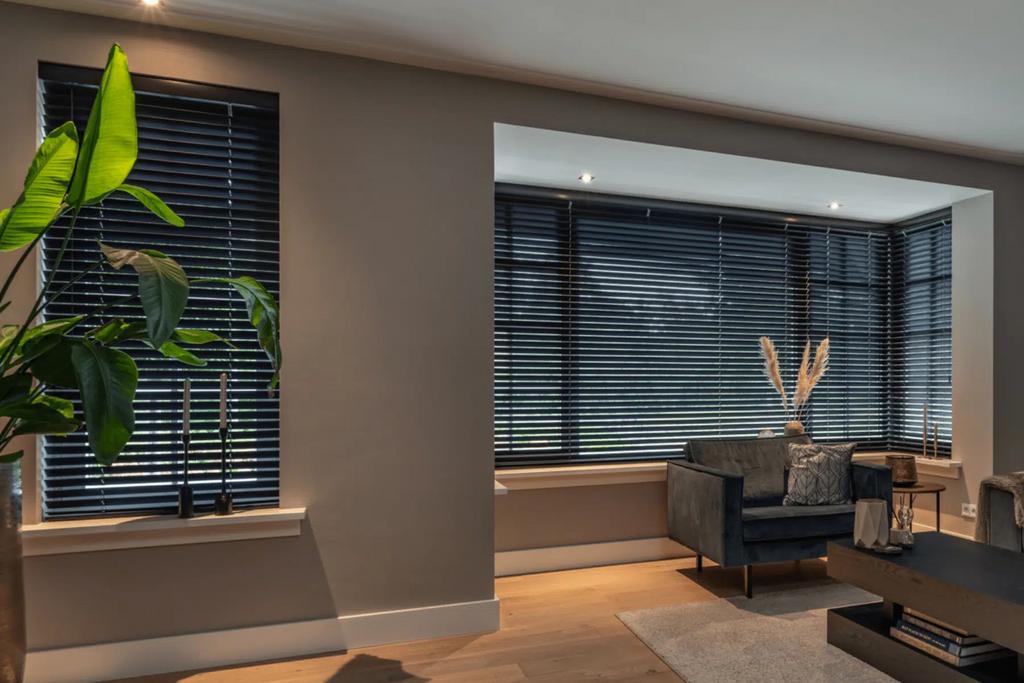 Decosol Deluxe NIEUW 2 stuks Jaloezie Zwart/Bruin 80x180cm, Jaloezie, Bruin, Nieuw, 150 tot 200 cm
