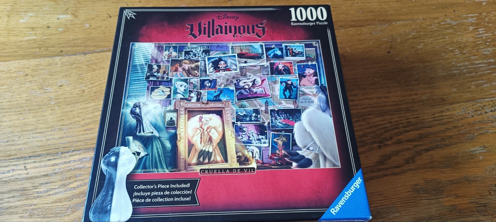 Disney puzzel: Villainous Cruella de Vil, Ophalen of Verzenden, 500 t/m 1500 stukjes, Zo goed als nieuw