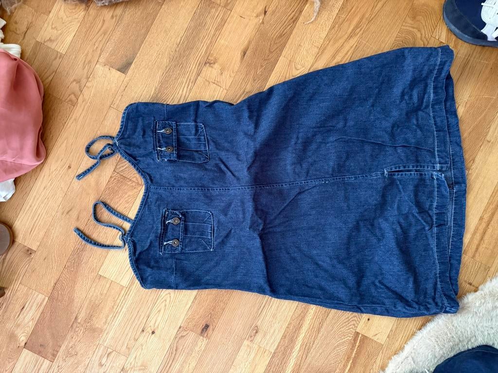 Vingino spijkerjurk maat S/M, Maat 38/40 (M), Blauw, Ophalen of Verzenden, Zo goed als nieuw