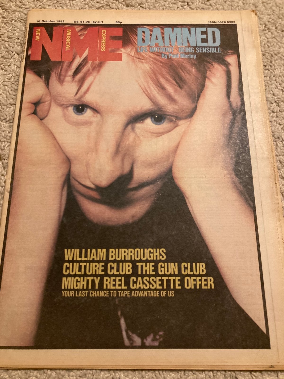 NME 1982 DAMNED Culture Club AMRIK RAI The Saints GUN CLUB, Ophalen of Verzenden, Gelezen, Muziek, Film of Tv