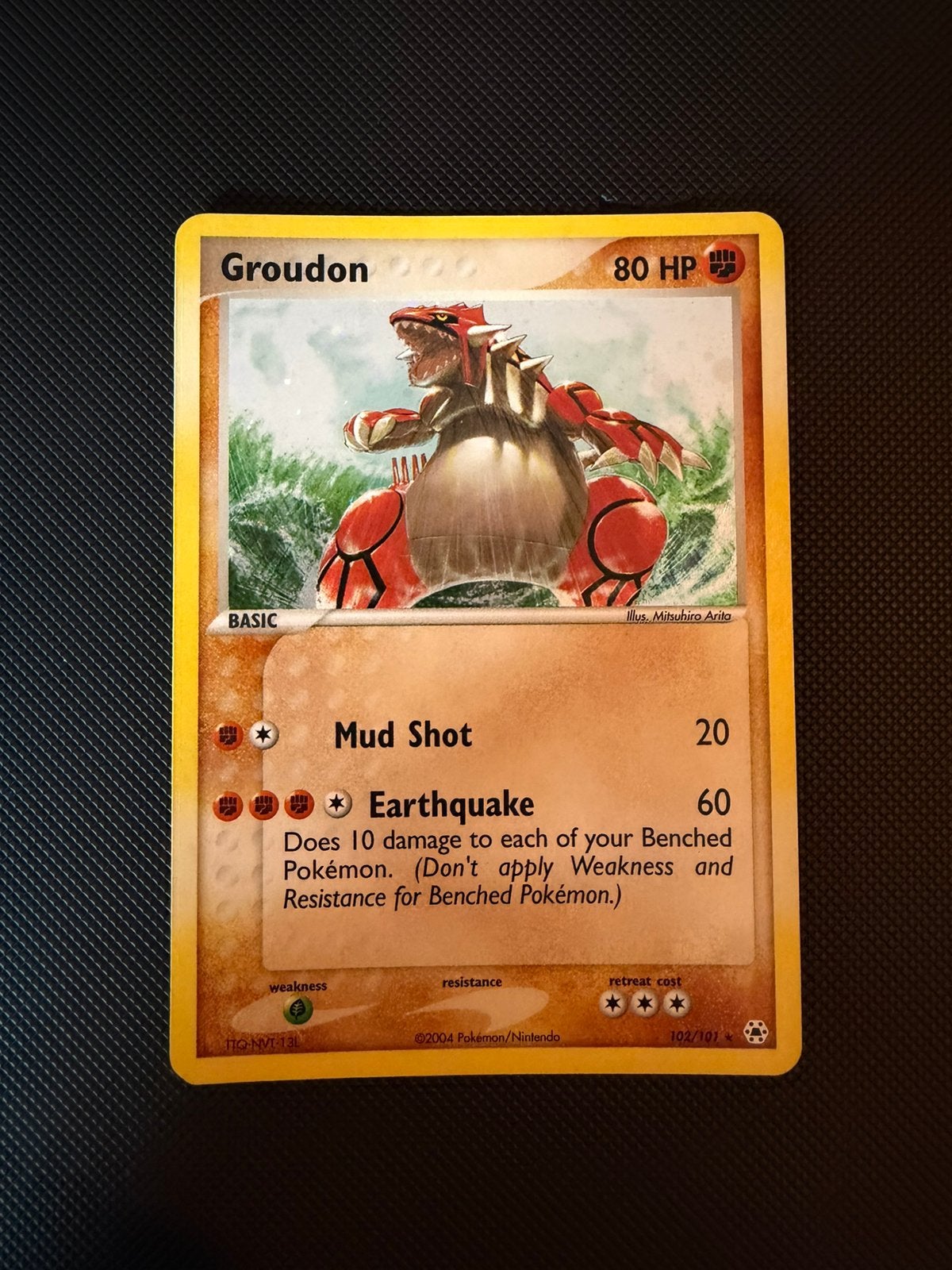 Groudon 102/101 Hidden Legends NM, Ophalen of Verzenden, Zo goed als nieuw