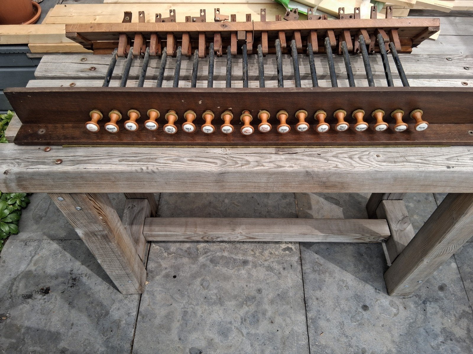 Harmonium orgel onderdelen, Ophalen of Verzenden, Gebruikt, 1 klavier, Harmonium