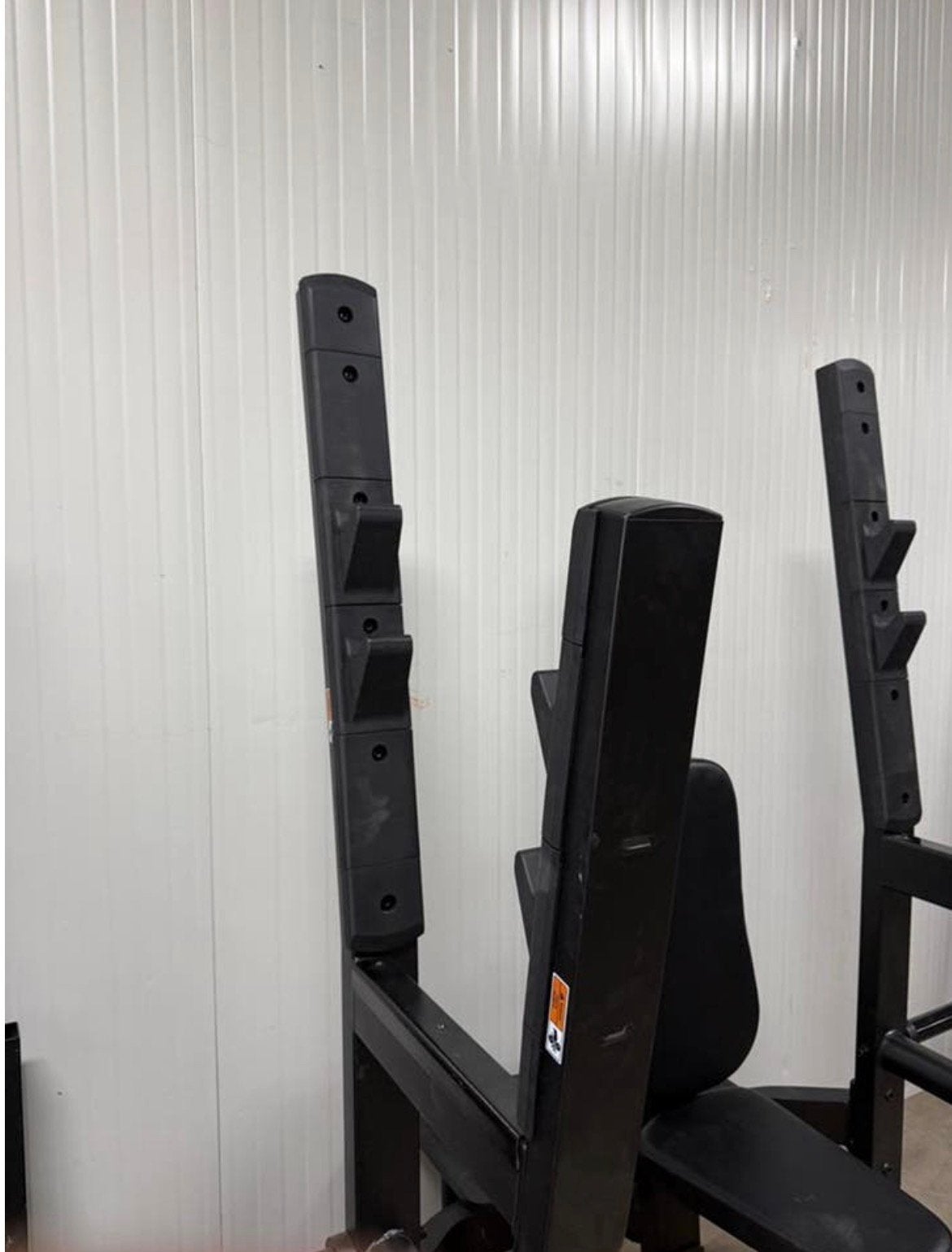 Sterling shoulderpress bench / free weight / Black, Ophalen, Benen, Gebruikt, -