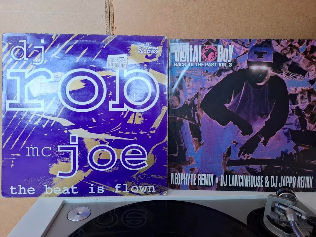 2 vinyls digital boy, dj rob, dj paul, neophyte, jappo, Ophalen of Verzenden, 12 inch