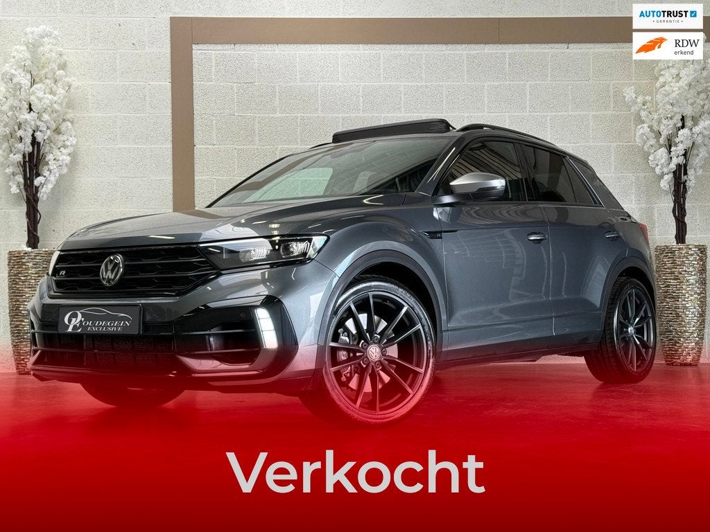 Volkswagen T-Roc 2.0 TSI 4Motion R / PANO / LEDER CARBON / C, Automaat, Gebruikt, Zwart, 4 cilinders