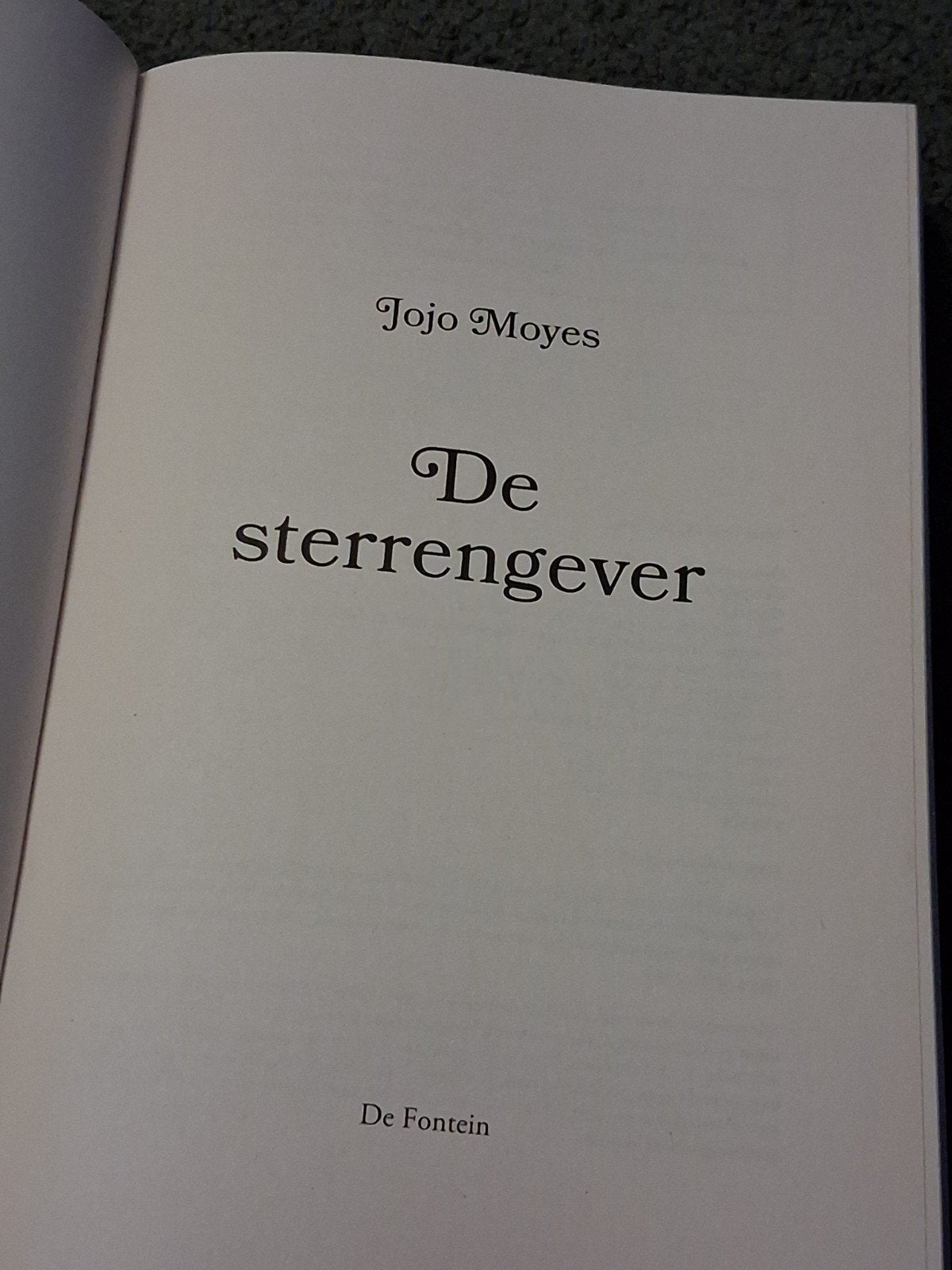 Foto 2 van De Sterrengever - Jojo Moyes (Roman)