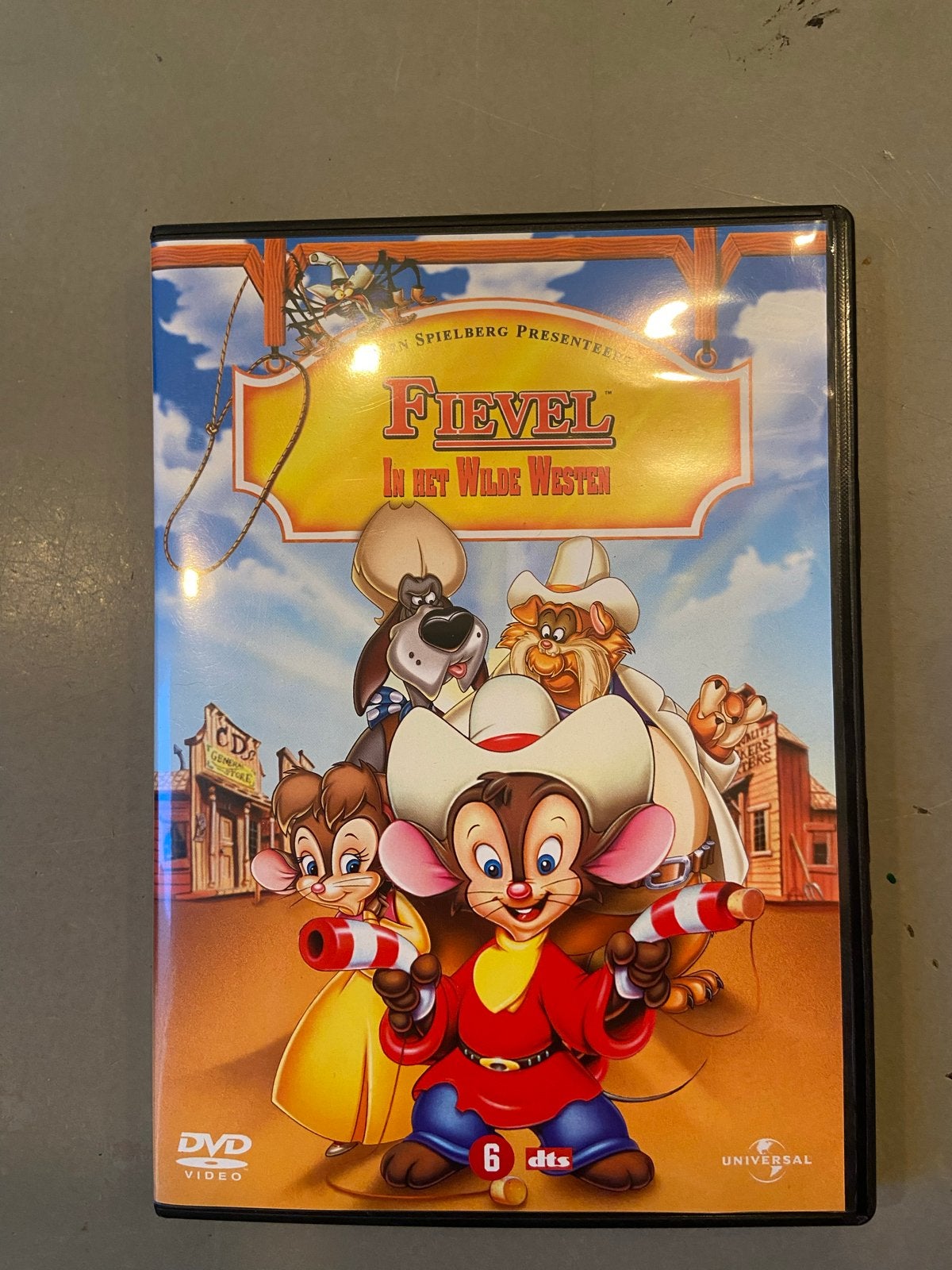 Fievel in het Wilde Westen - DVD, Gebruikt, Animatie, Nederlands, Vanaf 6 jaar