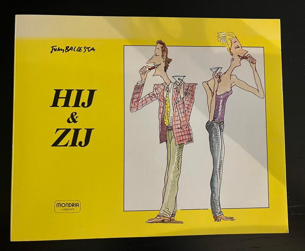 Boekje Hij & Zij humoristisch, Ophalen of Verzenden, Zo goed als nieuw