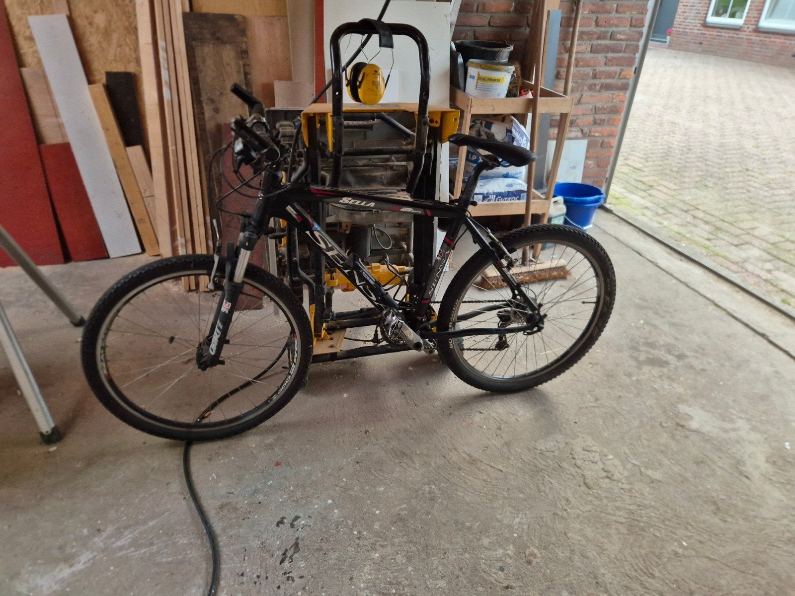 mautainbike, Ophalen