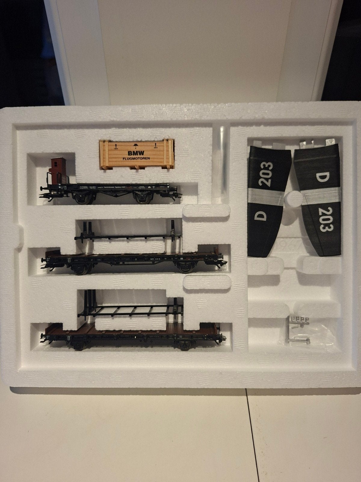 märklin 45093 wagenset vliegtuigtransport lees beschrijving, Ophalen of Verzenden, Zo goed als nieuw, Wisselstroom, Overige merken