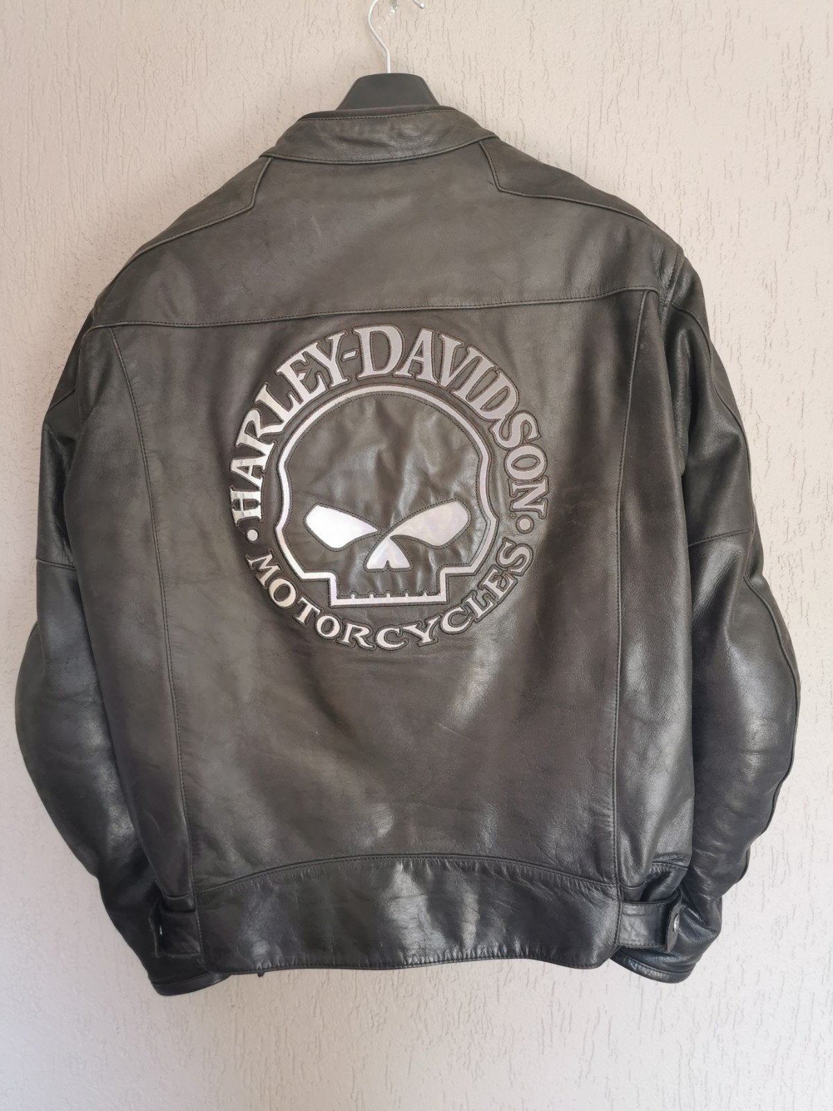 Harley-Davidson Leren Motorjas XL met Protectie, Motoren, Kleding | Motorkleding, Ophalen, Harley-Davidson, Heren, Jas | leer