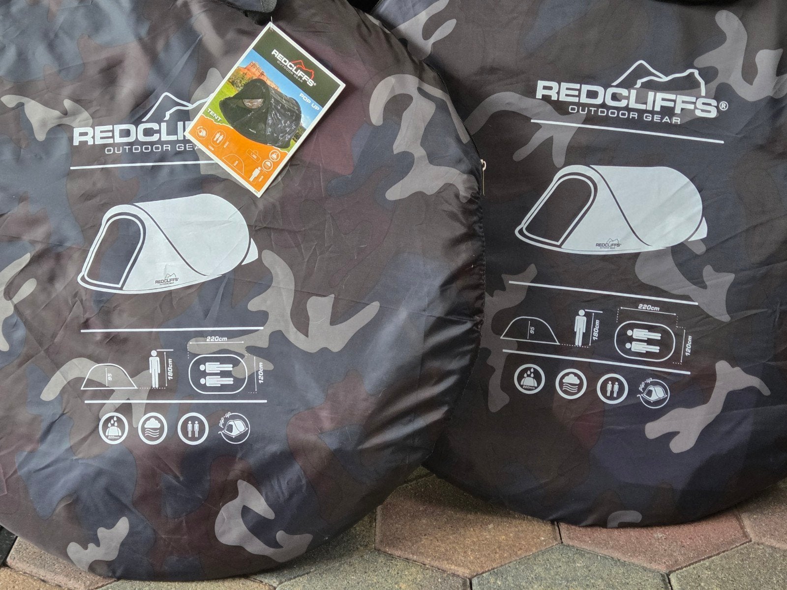Redcliffs Outlook Gear, pop up camouflage tent., Ophalen, Nieuw, Tot en met 2