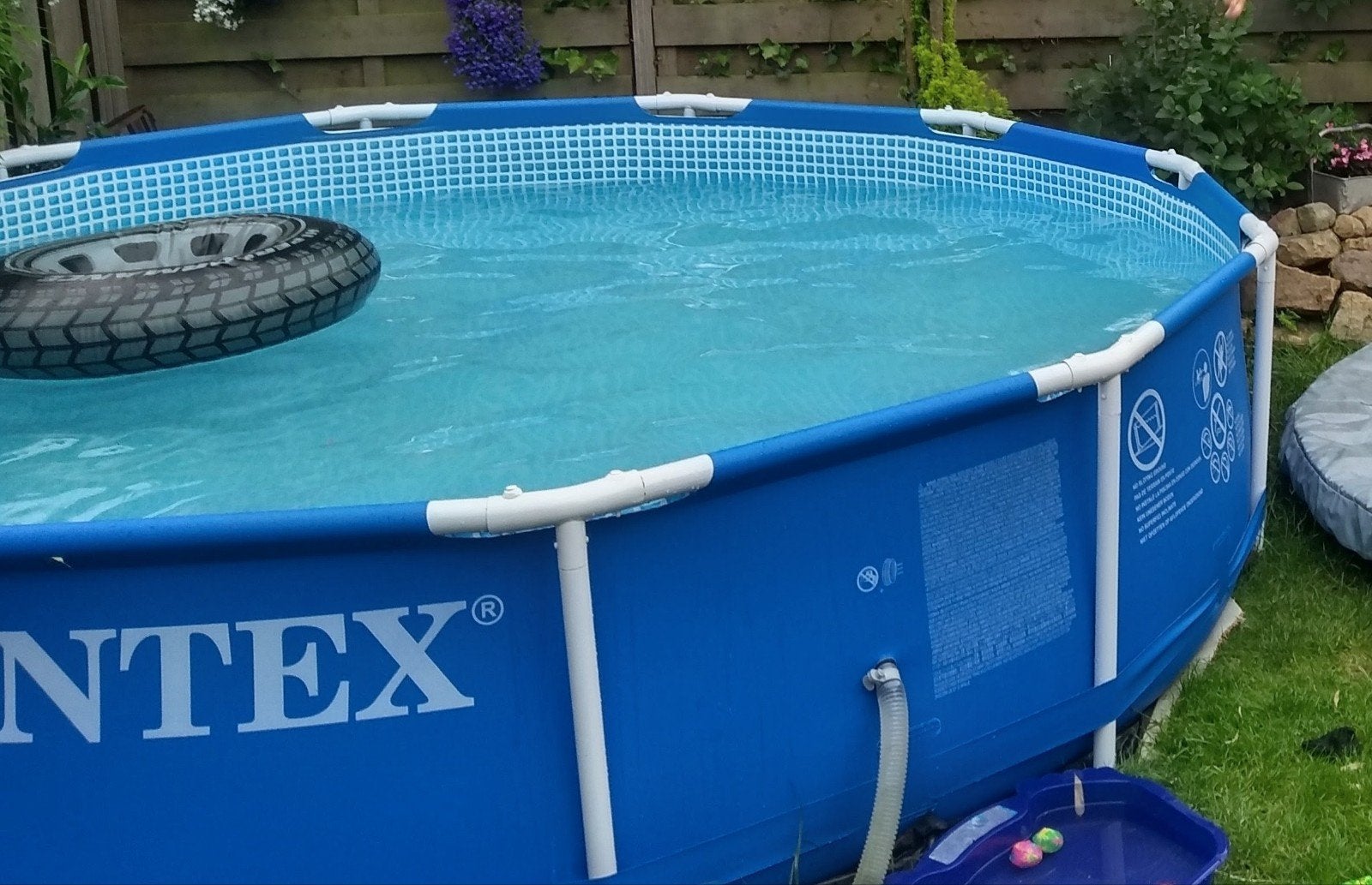 Intex zwembad doorsnede 366 cm met pomp, zeilen, enz, Ophalen of Verzenden