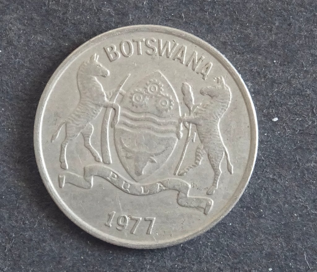Munten Botswana, Postzegels en Munten, Munten | Afrika, Ophalen of Verzenden, Overige landen