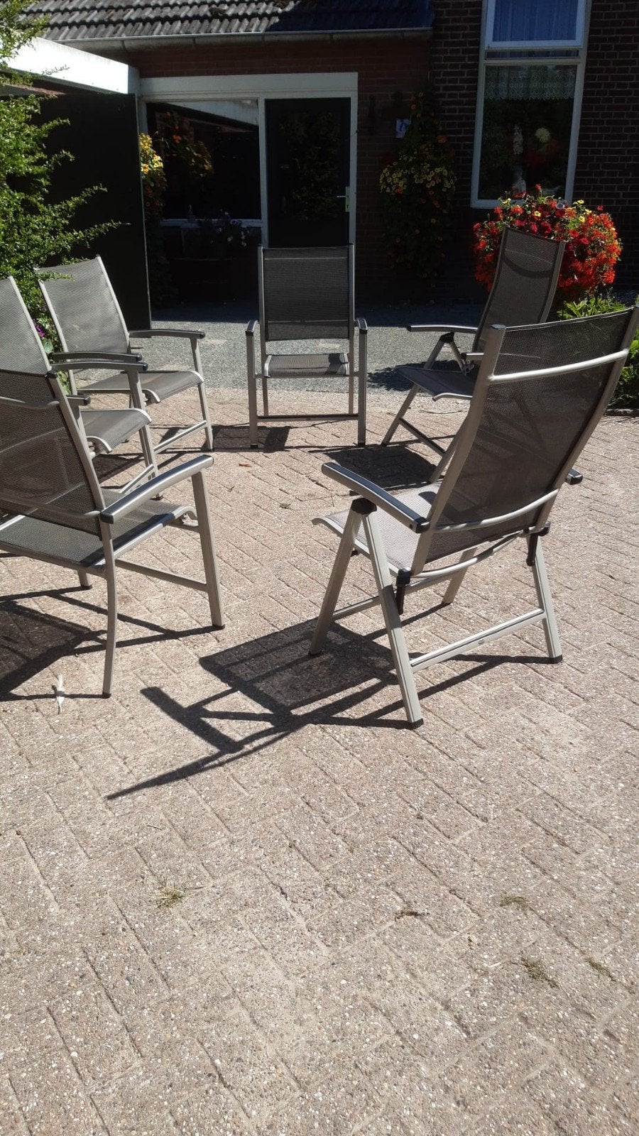 Sombrero tuinset, Ophalen, Zo goed als nieuw, Kunststof, Verstelbaar
