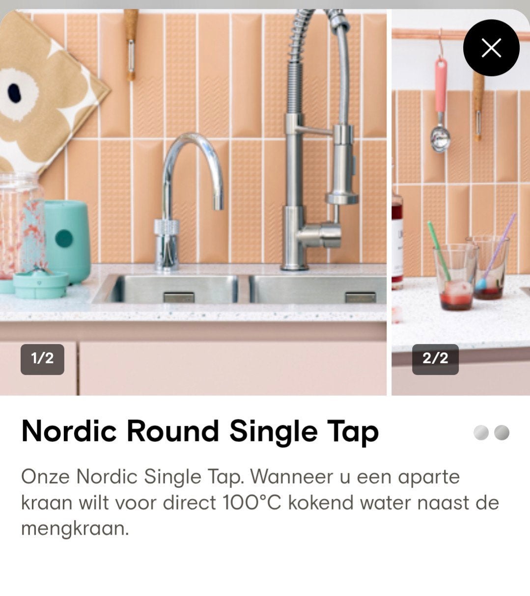 Quooker Nordic Round Single Tap incl boiler - NIEUW, Overige typen, Ophalen of Verzenden, Metaal, Overige merken