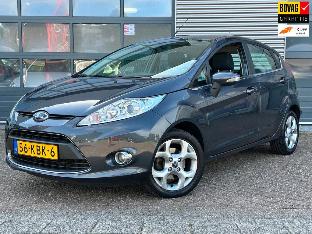 Ford Fiesta 1.4 Titanium | Airco | Automaat | Electr. ramen, Auto's, Ford, Zwart, 4 cilinders, Origineel Nederlands, Fiësta
