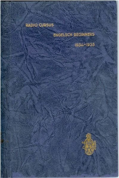 Nostalgie: AVRO radio cursus Engels gevorderden 1938-1939., Ophalen of Verzenden, Gelezen