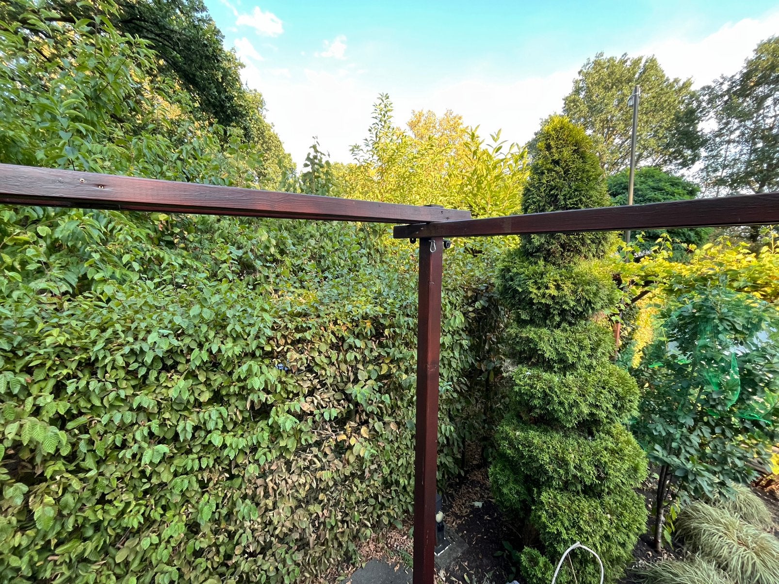Pergola voor de tuin, Ophalen, Zo goed als nieuw, Minder dan 1 meter, Parasolvoet