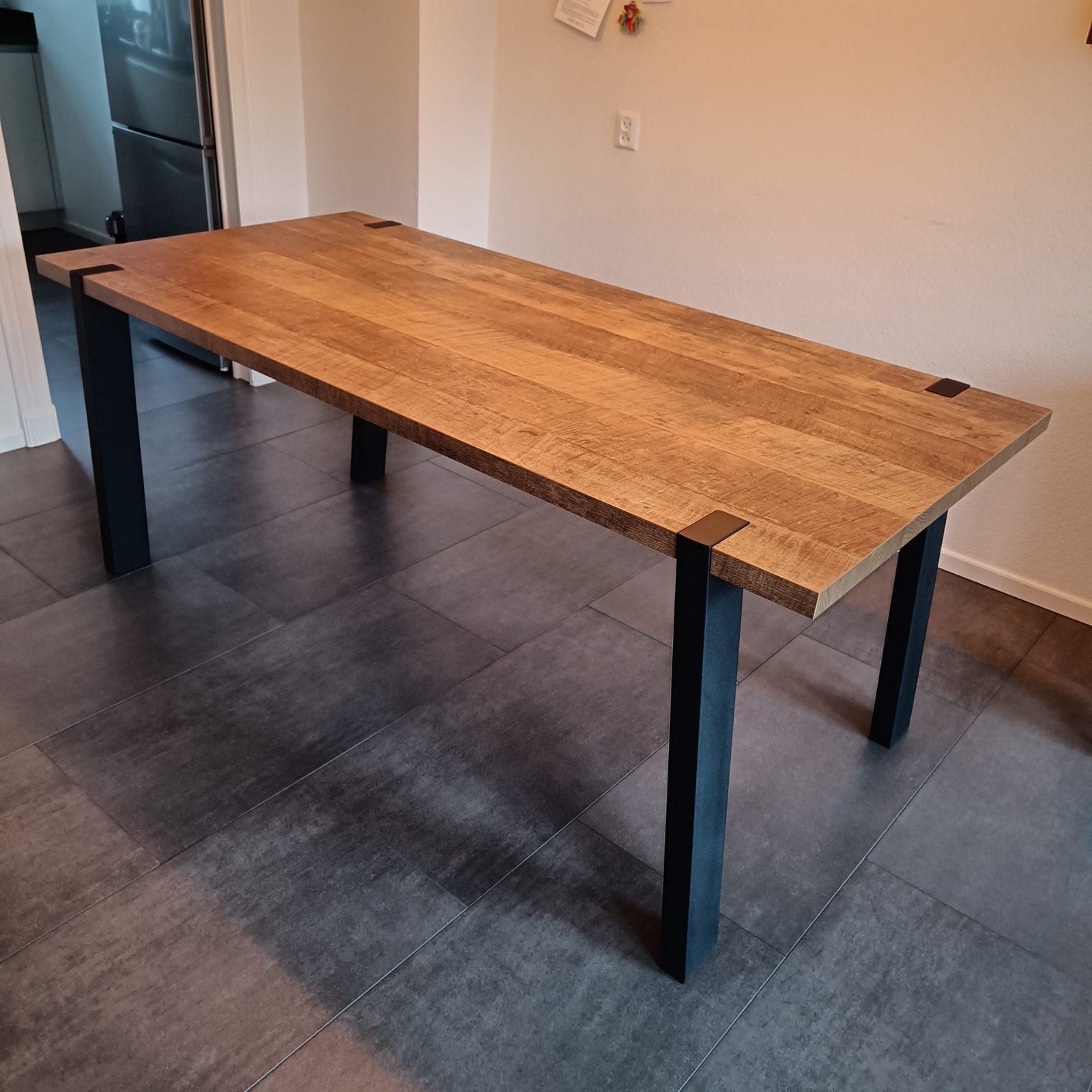 Eettafel, Huis en Inrichting, Tafels | Eettafels, Ophalen, Rechthoekig, 150 tot 200 cm, 50 tot 100 cm