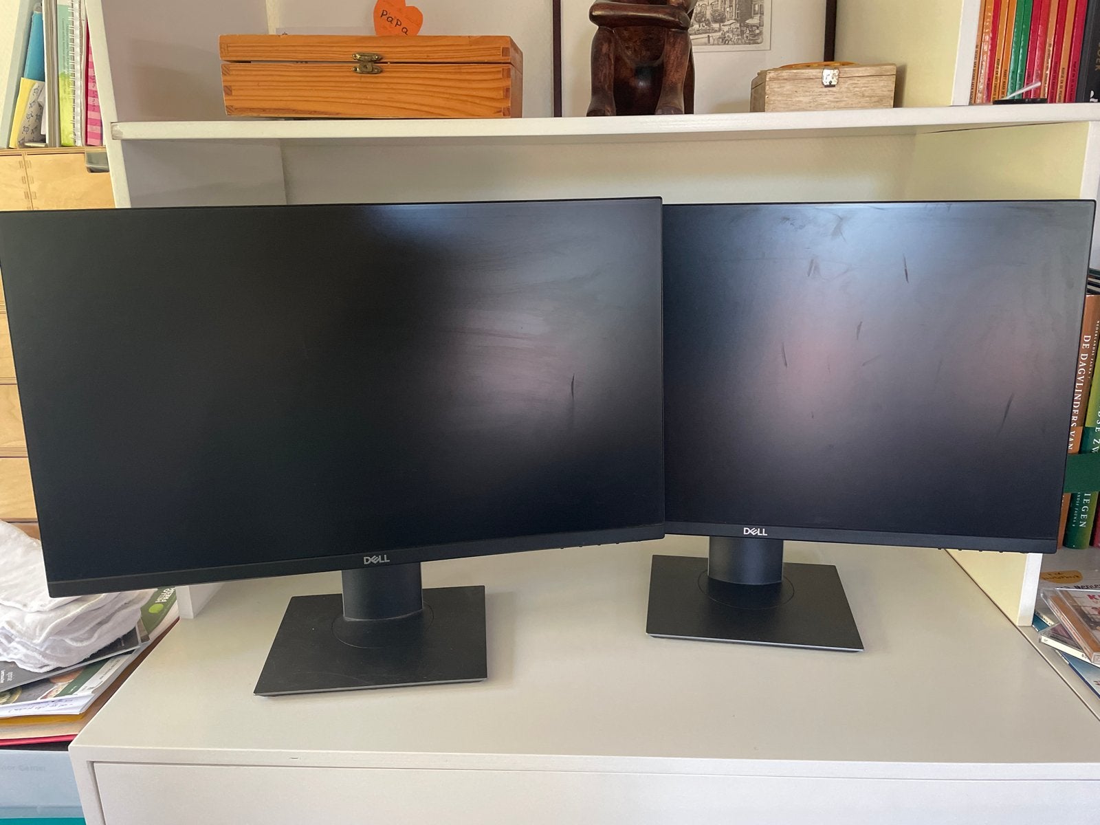 Dell monitor 2 stuks, Computers en Software, Monitoren, Ophalen, Gebruikt, IPS, Full HD