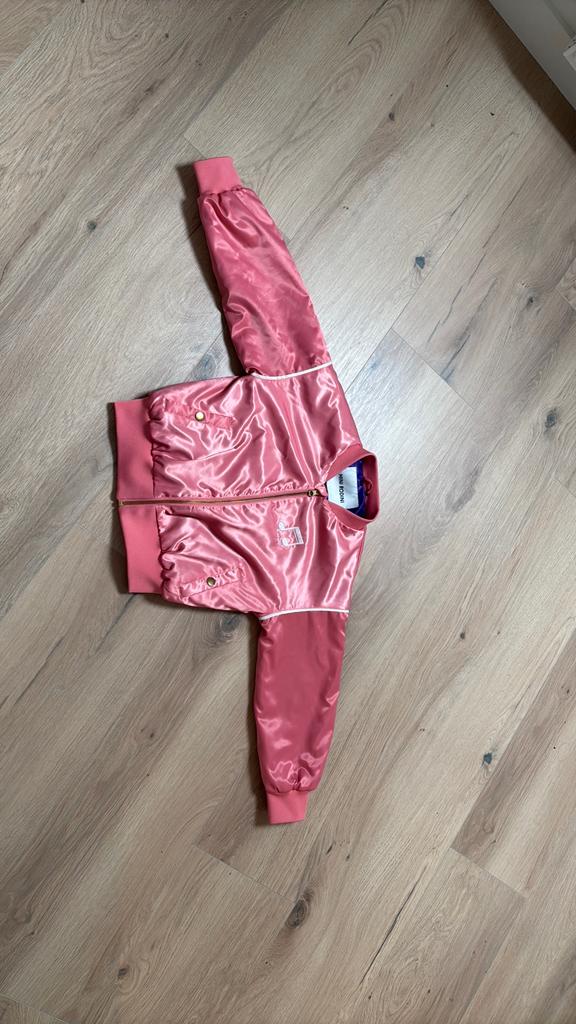 Mini Rodini jas roze, maat 116/122, Ophalen of Verzenden, Zo goed als nieuw, Meisje