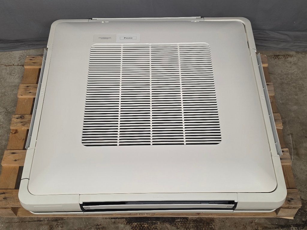 Refurbished plafond onderbouw cassette airco Daikin 7 kW, Koelen en Ontvochtigen, Timer, Refurbished, 3 snelheden of meer