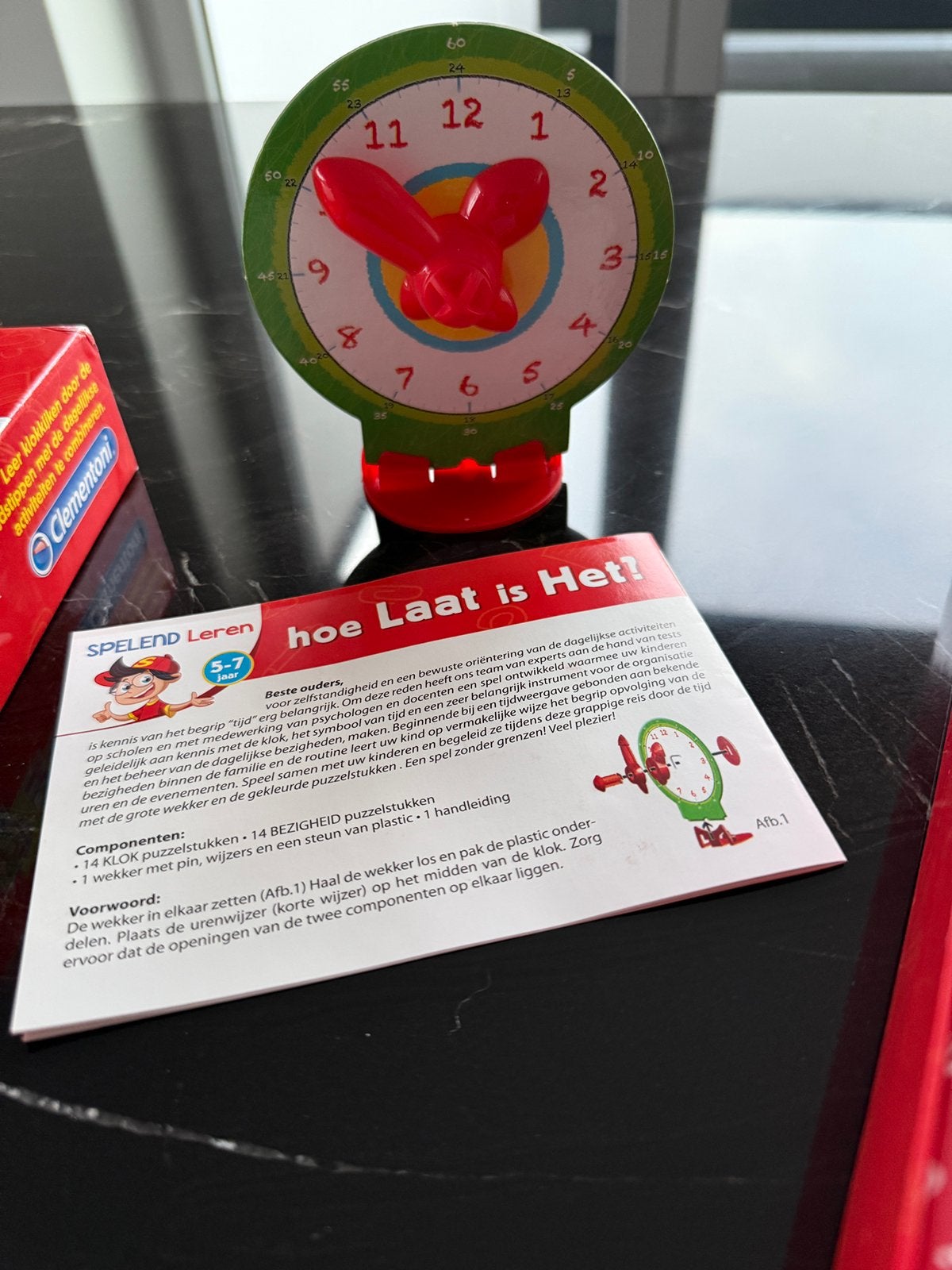 Klok kijk puzzel / spel, Ophalen of Verzenden, Zo goed als nieuw