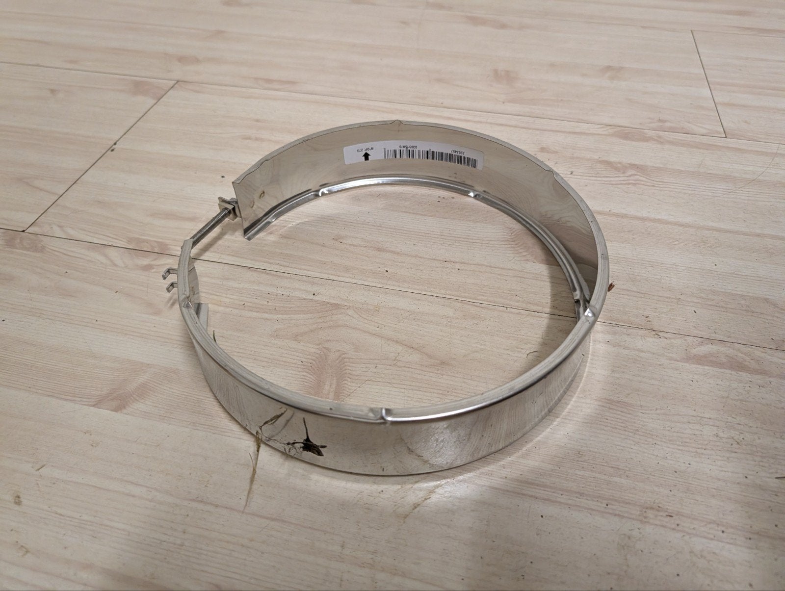 Klemring kachelpijp - Nieuw 20cm dubbelwandig rookkanaal, Overige typen, Nieuw, Minder dan 60 cm, Ophalen of Verzenden