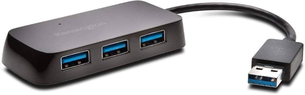 Kensington UH4000 USB 3.0 4-poorts hub 2 stuks, Ophalen of Verzenden, Zo goed als nieuw, USB-hub, Kensington