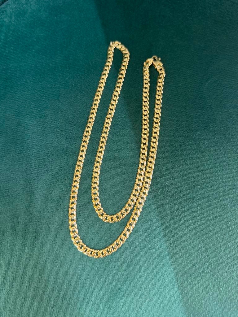 14KT Goud - 34.1 Gram - Ketting - CUBAN, Ophalen, Nieuw, Goud
