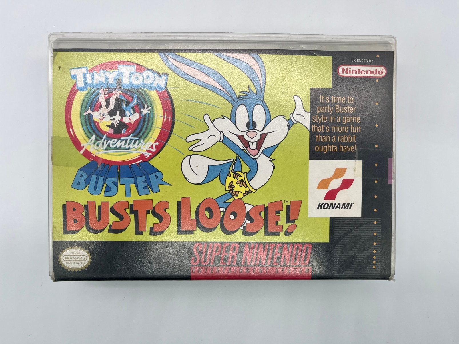 Tiny Toon Adventures Buster Busts Loose SNES NTSC, Avontuur en Actie, Gebruikt, 1 speler, Ophalen of Verzenden
