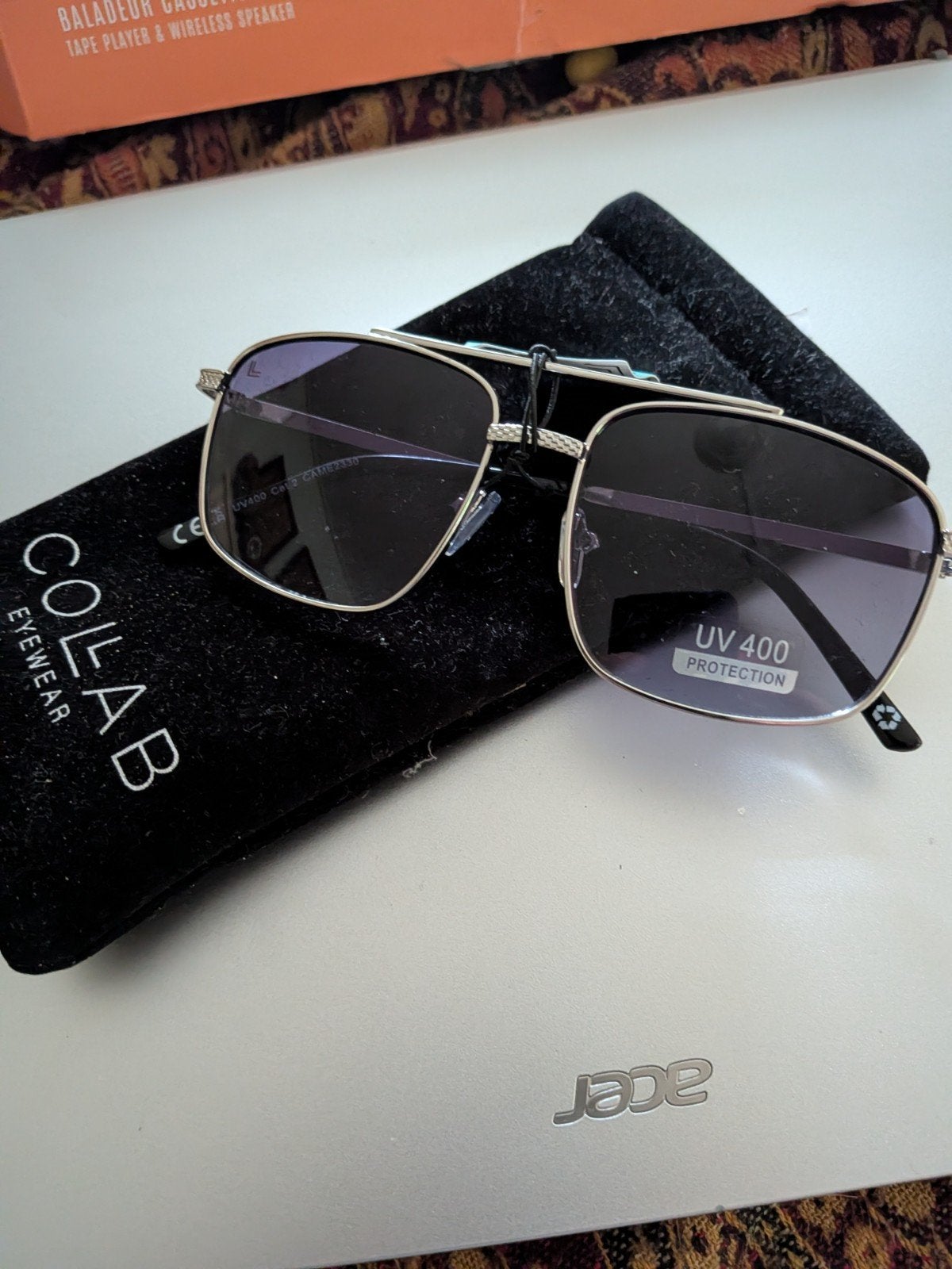 Nieuwe CoLab Eyewear zonnebril met UV400 bescherming, Overige merken, Zonnebril, Zwart, Nieuw