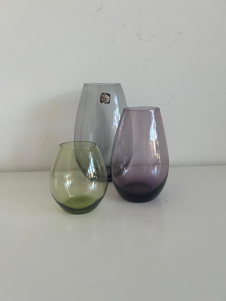 Kristalunie Max Verboeket Druppelvaas, Antiek en Kunst, Antiek | Glas en Kristal, Ophalen of Verzenden