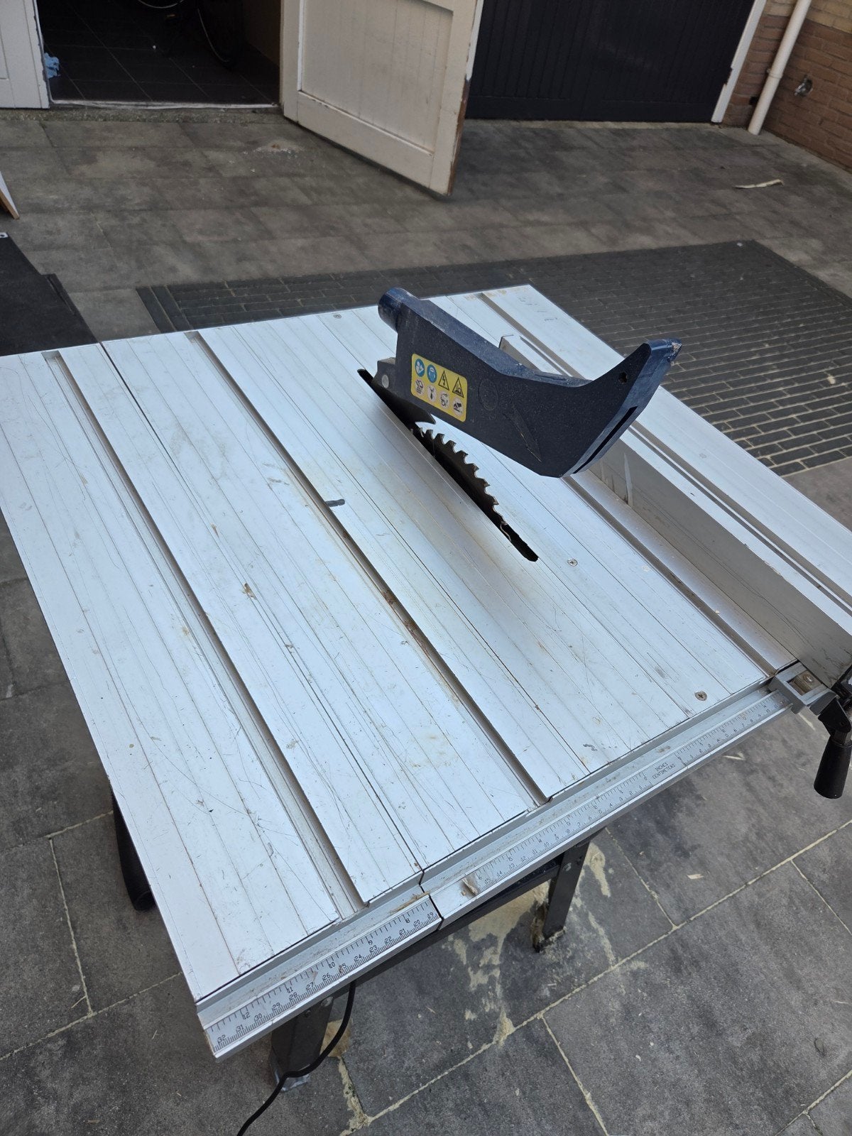 Parkside Tafelzaag met extra zaagblad, Gebruikt, Cirkelzaag, 600 tot 1200 watt, Ophalen of Verzenden