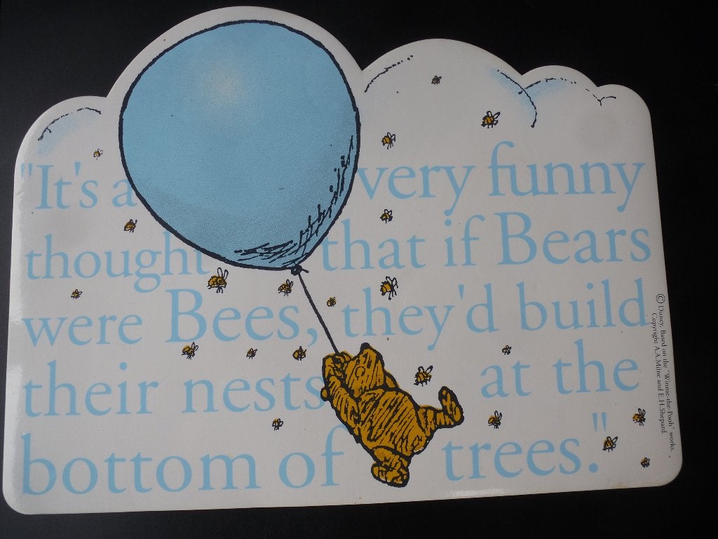 place mat voor kinderen, Ophalen of Verzenden, Winnie de Poeh of vrienden, Zo goed als nieuw, Overige typen