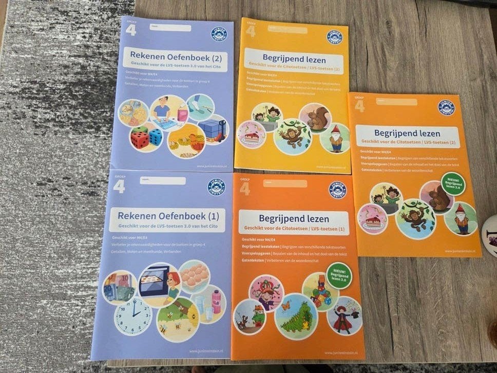 Junior Einstein Oefenboeken Groep 4 €10 per stuk, Boeken, Schoolboeken, Ophalen of Verzenden, Zo goed als nieuw, Overige niveaus