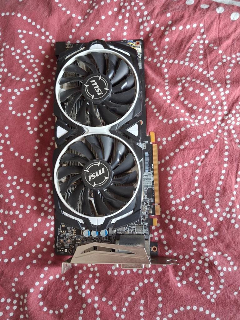 MSI RADEON RX580 ARMOR 8G Videokaart - Goede staat, Computers en Software, Videokaarten, Ophalen, PCI-Express 3, Gebruikt, AMD