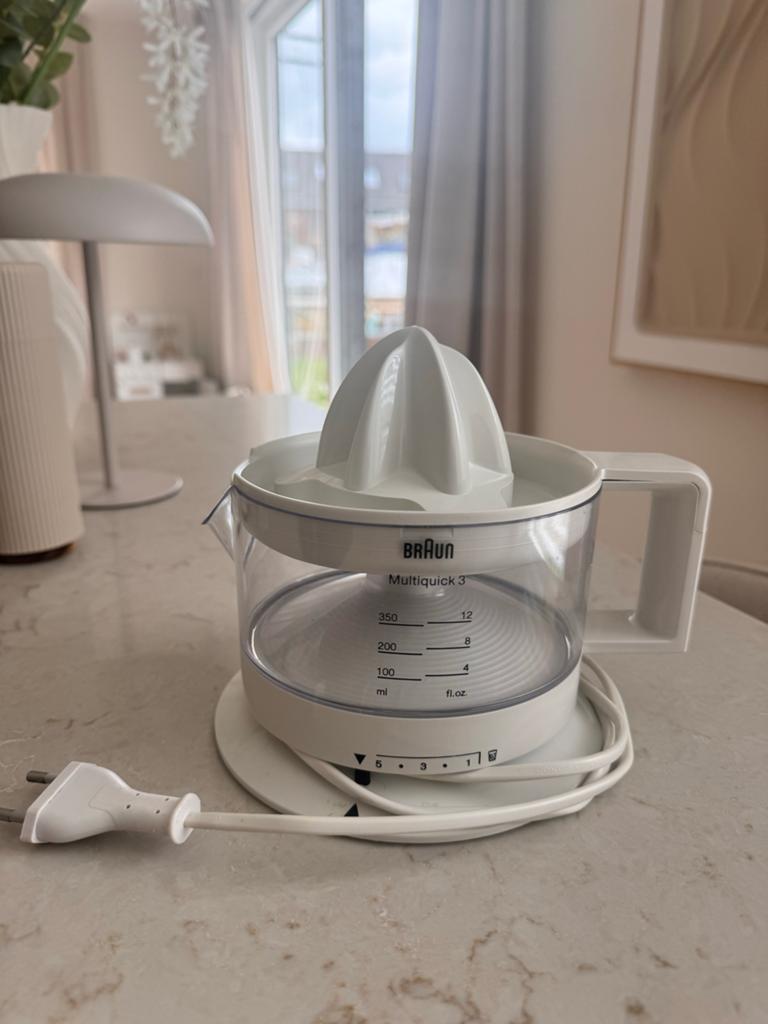 Braun Multiquick 3 Citruspers, Minder dan 1 liter, Ophalen of Verzenden, Gebruikt, 1 snelheid