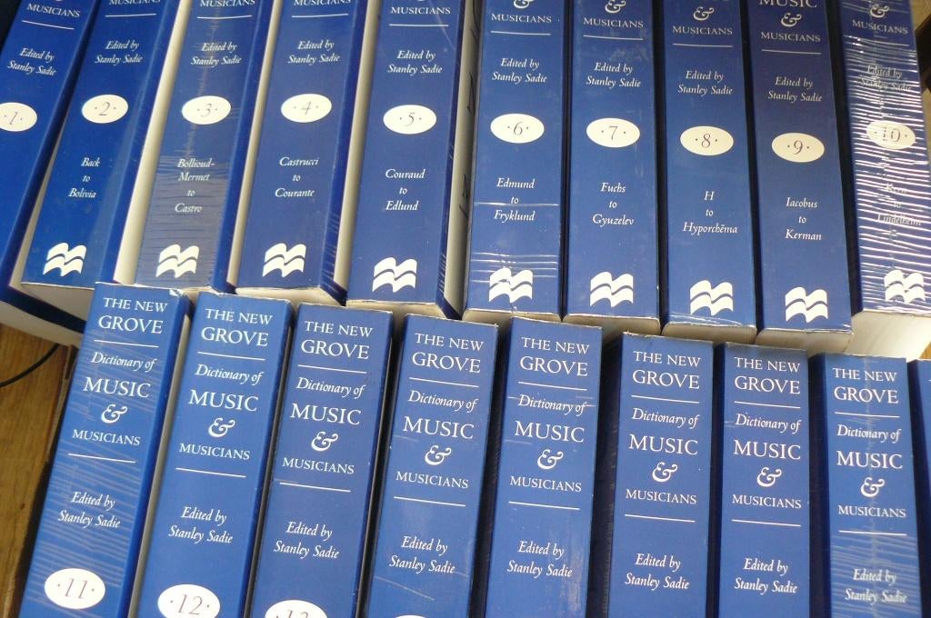 THE NEW GROVE / Dictionary of Music & Musicians, Ophalen of Verzenden, Zo goed als nieuw