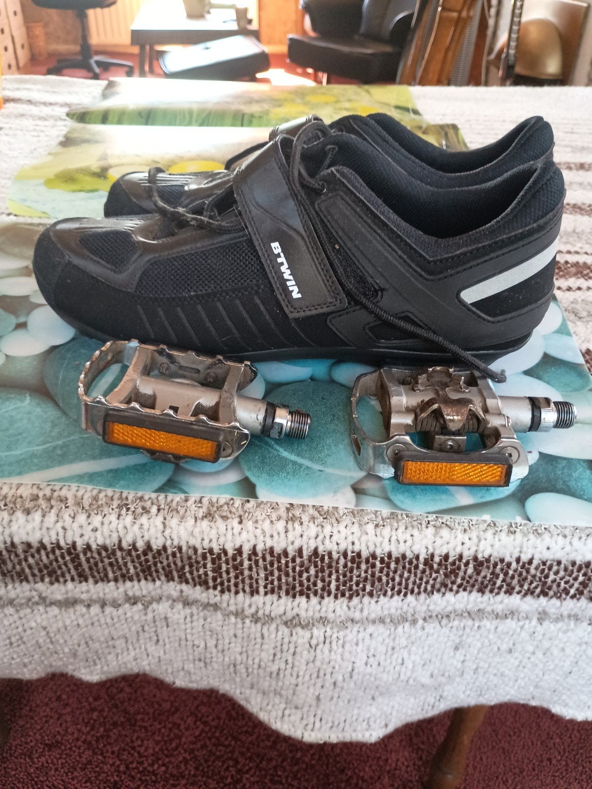 fiets schoenen maat 47.  1 keer gedragen, Fietsen en Brommers, Fietsaccessoires | Fietskleding, Ophalen, Heren, Schoenen, Overige maten